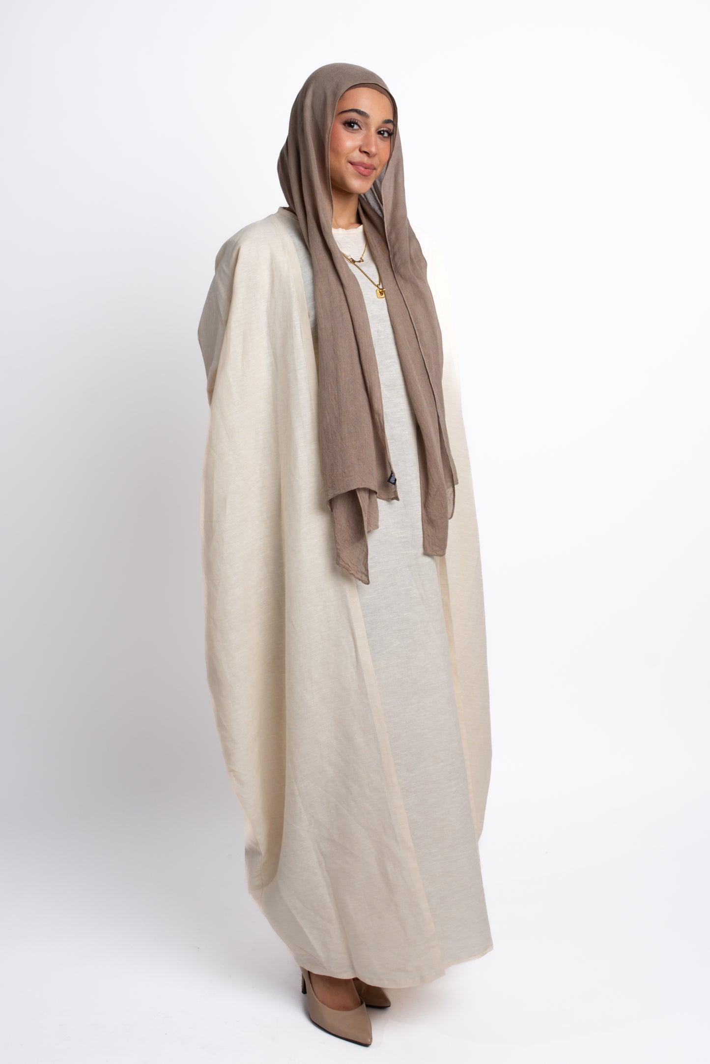 Oversized Linen Abaya