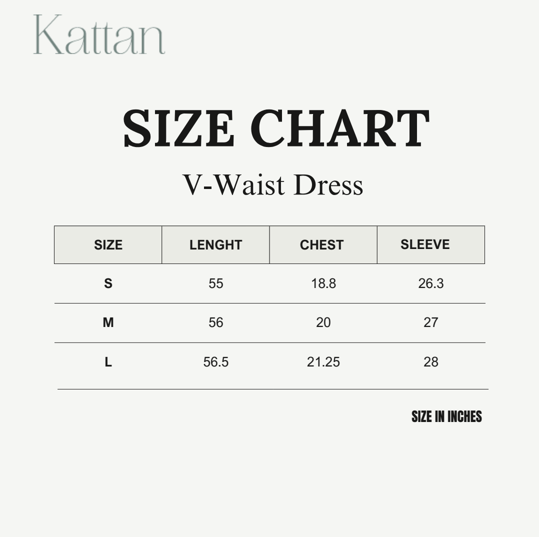 V-Waist Dress - Deep Red